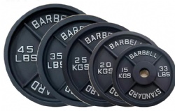 Four-rib Barbell Plate
